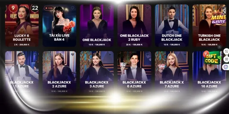  Thử siêu phẩm Blackjack tại nhà cái 