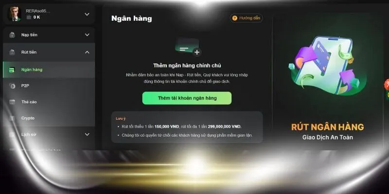 Xác minh tài khoản trước khi rút tiền 86Bet