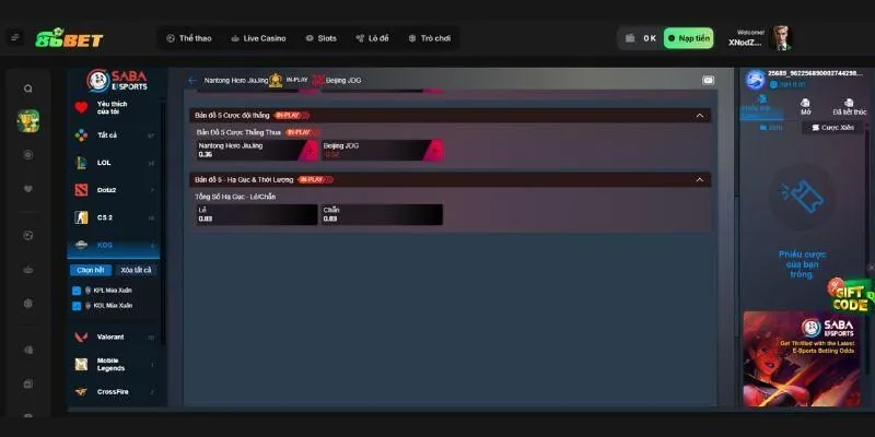 Các môn thể thao yêu thích tại WBET 86bet