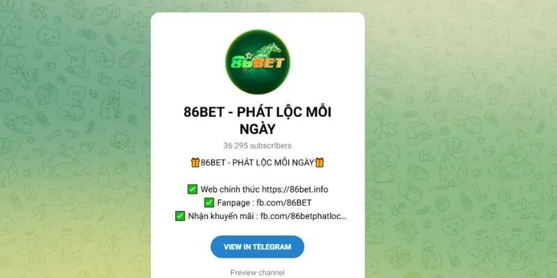 Hướng dẫn cách liên hệ 86BET