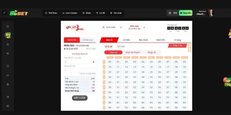 Khám phá thế giới xổ số Yellow Bat 86bet