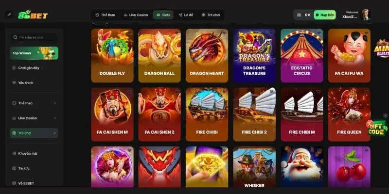 Microgaming 86bet: Nổ Hũ Phát Tài Trong Tầm Tay