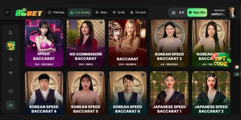 Ưu điểm vượt trội của Live Blackjack 86bet